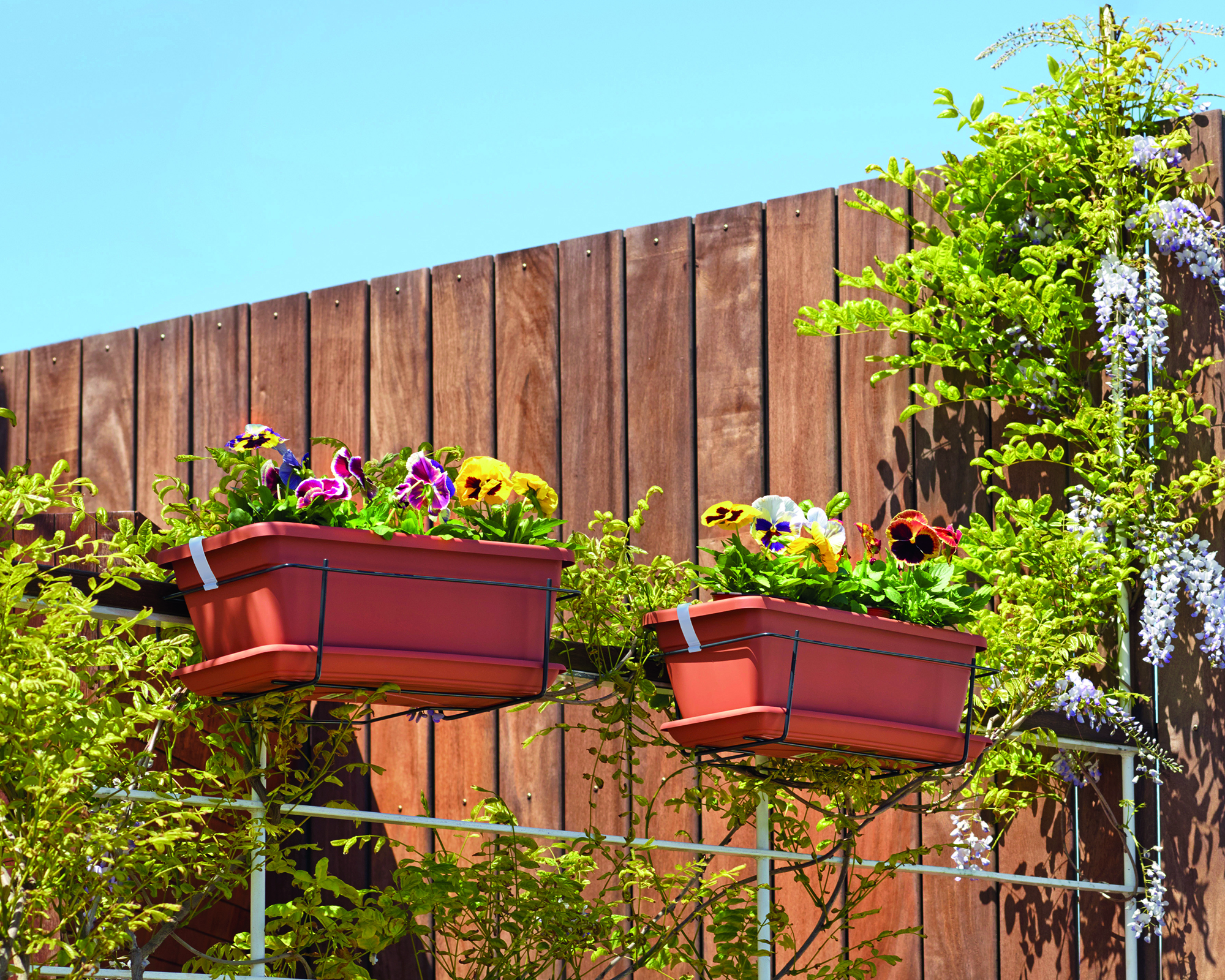 Venezia Balcony Plant Box Kit